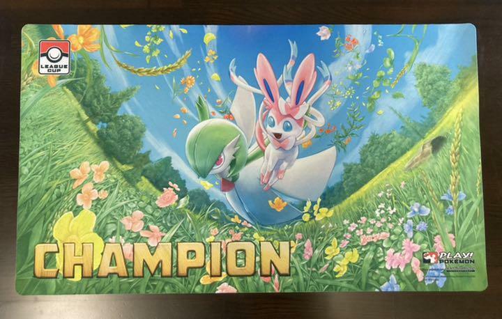 Pokemon Card Nymphia Gardevoir Playmat Overseas Genuine Champion