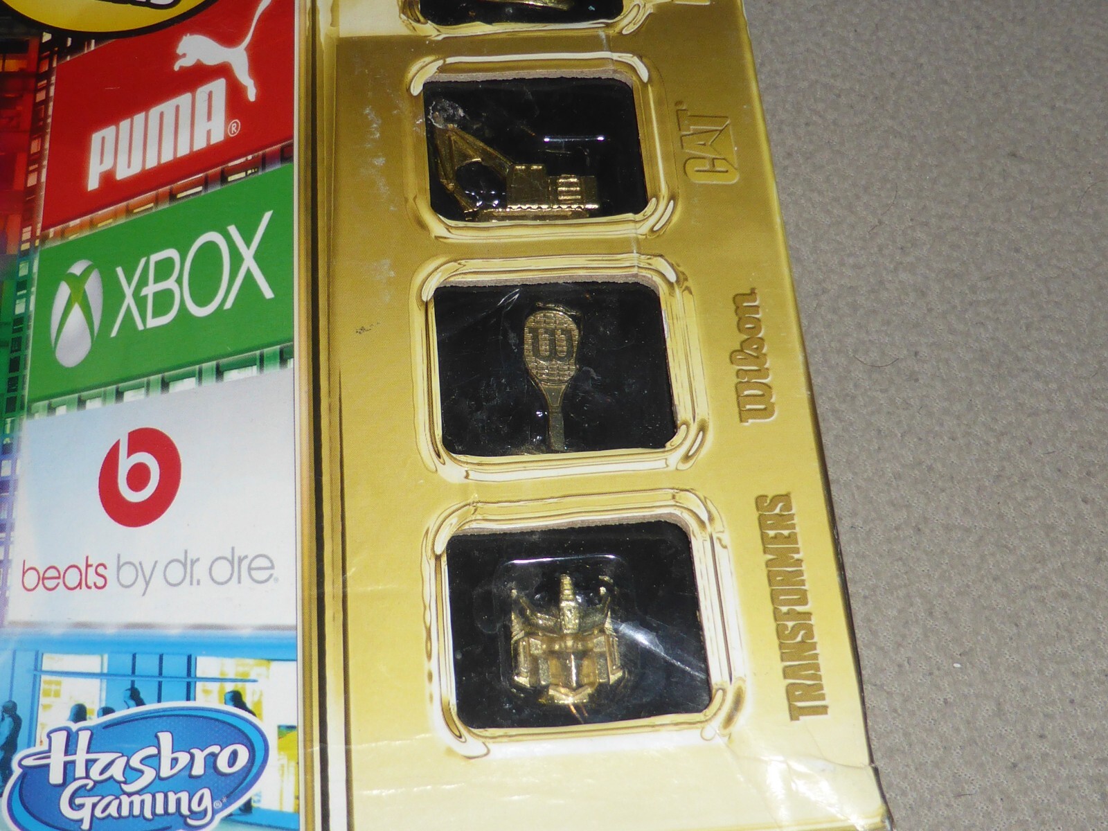 MONOPOLY EMPIRE GAME BOARDGAME THE WORLD TOP BRANDS GOLD EDITION HASBRO ...