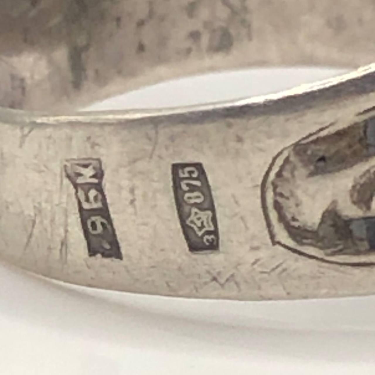 Old Soviet Silver 875 Ring Kubachi - image 5