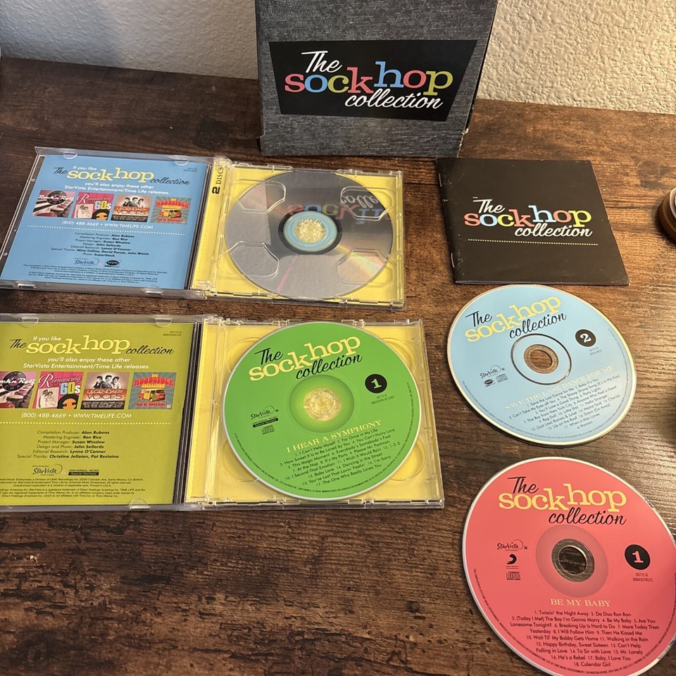 Sock Hop Collection Time Life BOX SET (missing 4/8 CDs) 610583497823| eBay