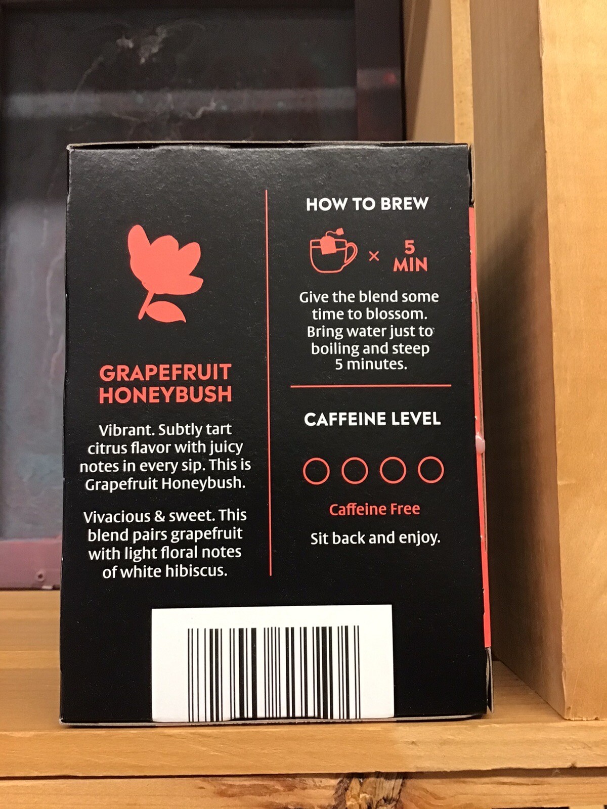 Choice Organic Teas - Tea Grapefruit Honeybush - 16 Bags- USDA Organic