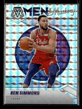 Ben Simmons - 2020-21 Panini Mosaic: Men of Mastery Mosaic #4 Philadelphia 76ers