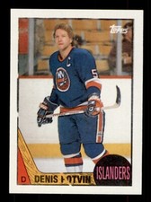 1987-88 TOPPS HOCKEY #1 DENIS POTVIN NEW YORK ISLANDERS