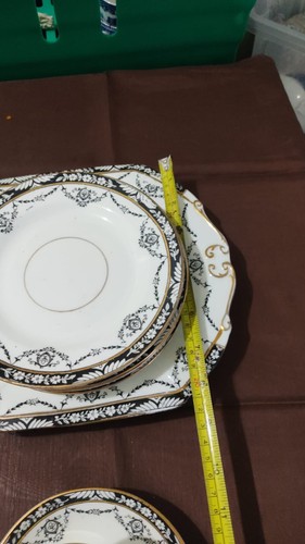 Juego de té/pastel vintage Beswick 22 piezas tazas/platillos platos para pasteles y platos para servir - Imagen 16 de 19