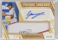 2019 Panini Elite Extra Edition Gold 33/49 Luis Garcia #FTS-LG Auto 0b2
