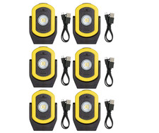 Maxxeon Cyclops USB-C Rechargeable LED Worklight - Yellow MXN00812 6 PACK DEAL