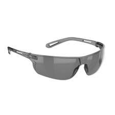 JSP STEALTH 16g Lightweight Safety Specs - Anti-Scratch Lenses - Smoke - UV & Im
