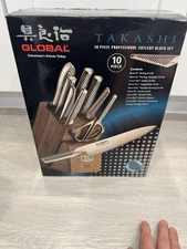 Global G-79589AU Knife Block Set - 10 Piece