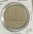 1987 Canada One Dollar SPECIMEN/PL Coin Canadian $1 Nickel