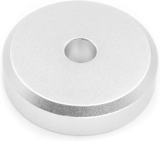 45 Record Adapter Aluminum 45 RPM Adapter for Record Player Silver
