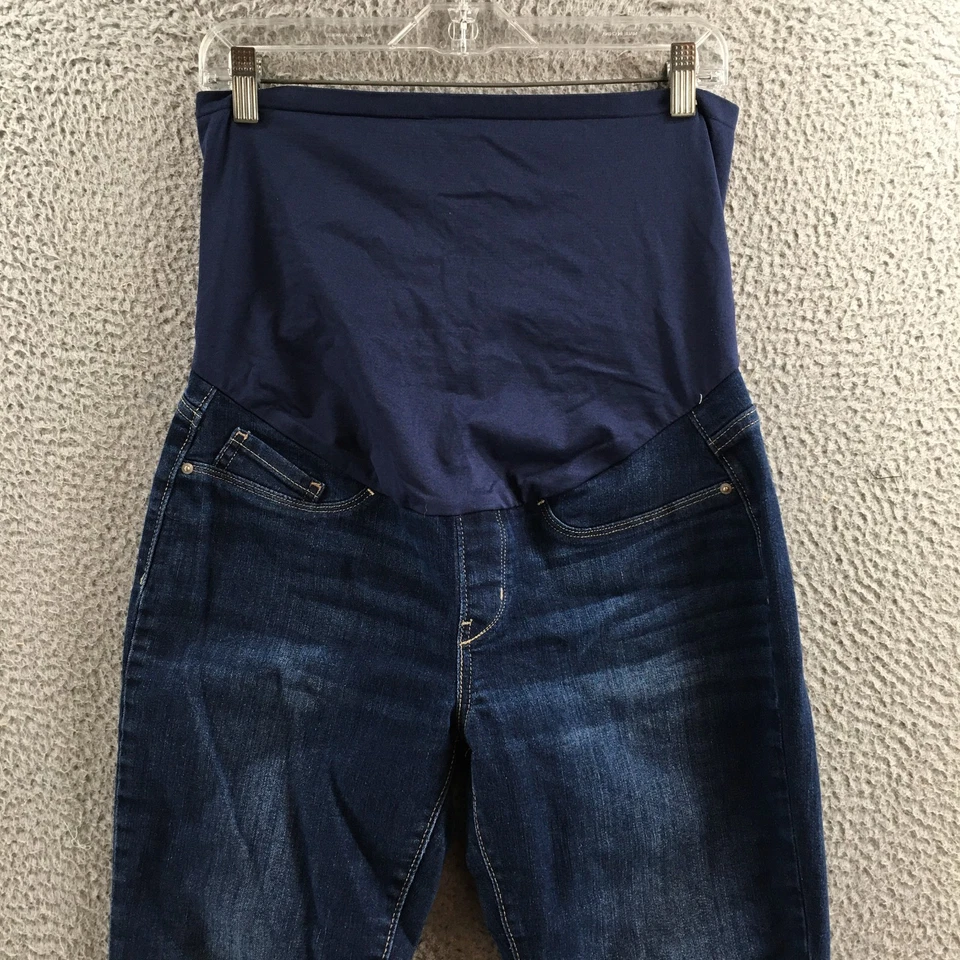 Signature Gold by Levi Strauss & Co. Maternity Bootcut Jeans Womens L Blue Denim - Image 2 of 4