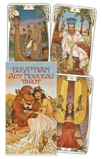 Egyptian Art Nouveau Tarot by Giulia Francesca Massaglia (English) Cards Book