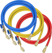 HVAC Hose with Compact Ball Valve 1/4 Inch R4...