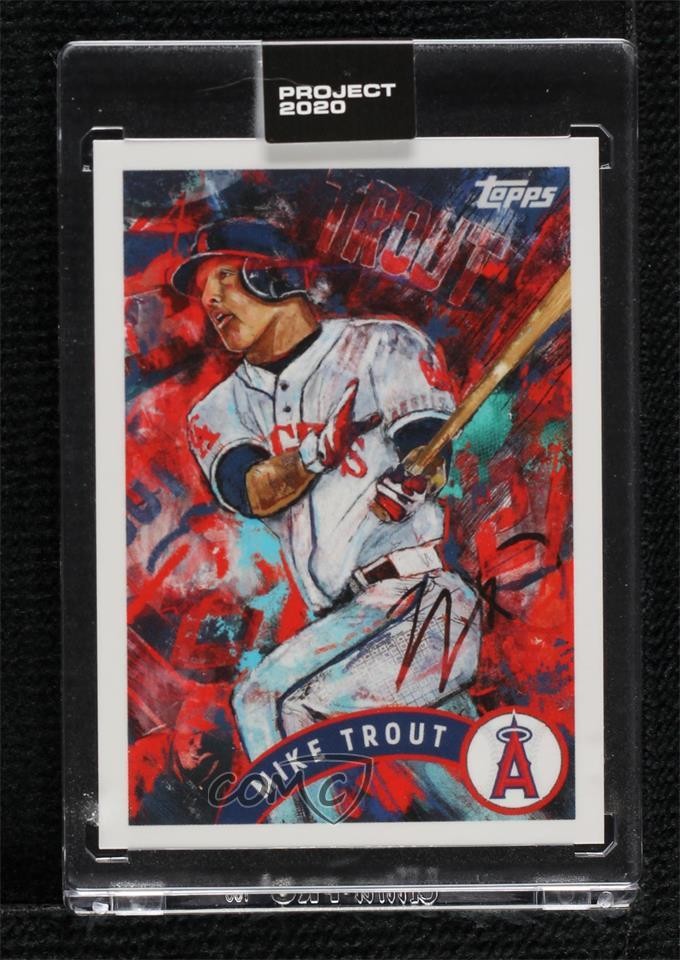 2020 Topps Project 2020 2011 Topps Update /13200 Mike Trout Andrew Thiele #35