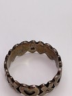 Retired James Avery Hugs and Kisses Ring Sterling Silver Size 8.5 Heart XO Band — photo 7