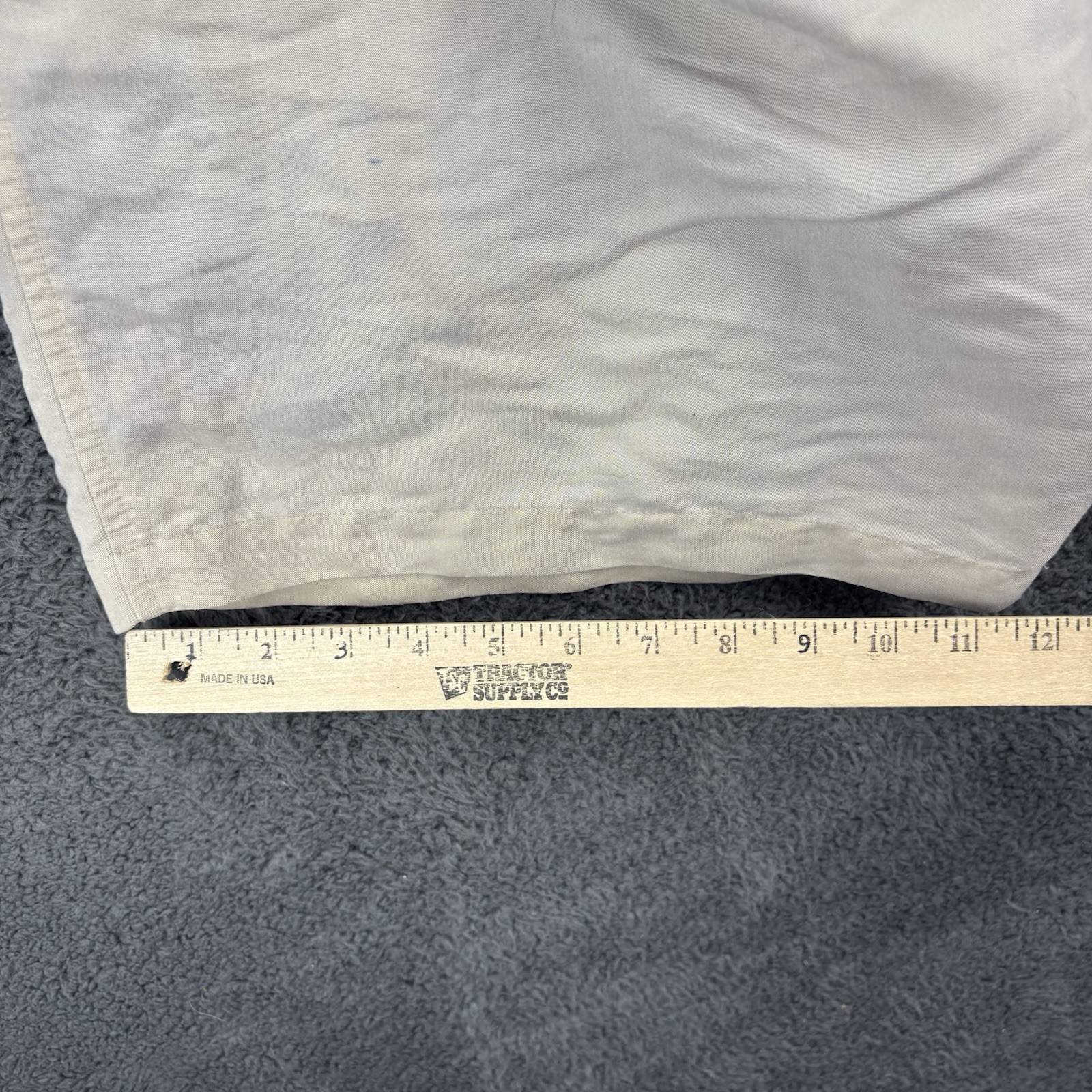 Vintage Chaps Ralph Lauren Shorts Men 34 (31x7) Poly Rayon Pleated Chino thumbnail 7