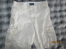 Boy's cargo shorts by Polo Ralph Lauren Size 12 off white