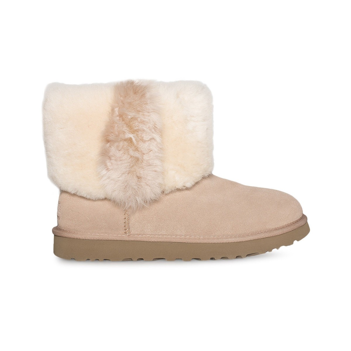 UGG CLASSIC MINI WISP ARROYO SHEEPSKIN CUFF WOMEN'S BOOTS SIZE US