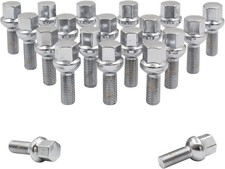 Wheel Accessories Parts 20 Pcs M12 x 1.5 12 x 1.5 Thread Ball Seat Lug Bolt Chro