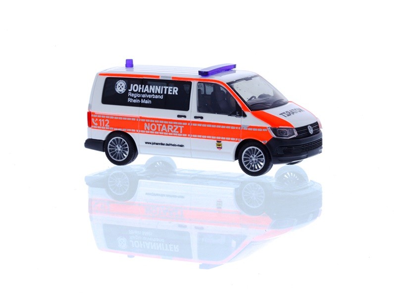 Rietze 53920 - 1/87 Volkswagen T6 Emergency Doctor St.John Rv Rhein-Main - New