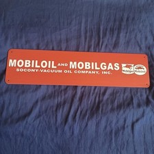 4 X 15-34 Metal Sign Wall Art Man Cave Garage Bar Gas Station Gas Mobiloil 4 X 15-34 Metal Sign Wall Art Man Cave Garage Bar Gas Station Gas Mobiloil