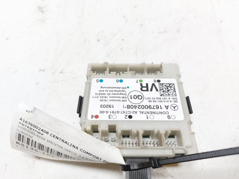 A1679002408 CENTRALINA COMFORT DX PORTA ANTERIORE MERCEDES-BENZ SPRINTER (W910)  - Immagine 4 di 4