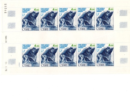 TERRES AUSTRALES FRANCAISES 10.00 AND 4.00 STAMPS SHEETS - 第 2/4 張圖片