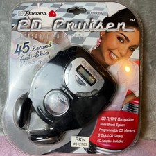 Emerson CD Cruiser Personal CD Player HD2800BK Black 45 Second Anti Skip Memory
