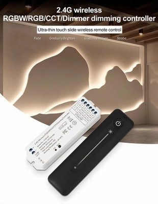 12V 24V DC RGB LED Funk Touchdimmer Streifen PWM Regler Funkdimmer Dimmer