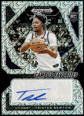 2024 Prizm Draft #CFS-TNW Tristen Newton Campus Favorites Auto Mojo #/25 E1