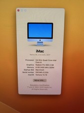 2017 iMac 21.5-inch with Retina 4k Display Radeon Pro 560 4G Dedicated Graphics