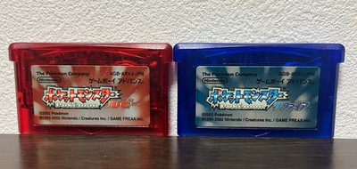 Pokemon Rubin Saphir Set Nintendo GameBoy Advance GBA Japanisch Ver Getestet