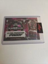 ELVIN HAYES 2024 Leaf Sports Heroes STR Pink Cracked Ice Proof 1/1