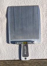 Miller Flat-Top Comb vintage USA barber comb with level Patent Pend. Trenton NJ