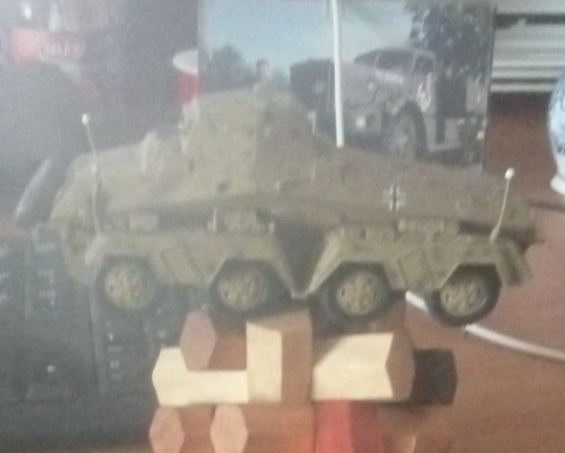 Modello Diecast SDKFZ222 Usato