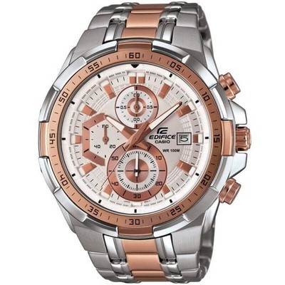 Casio Edifice  Chronograph Men's Watch EFR-539SG-7A White color and stainless