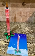 Lego Holiday Countdown Candle- 2009- Set- 852741- Free Shipping