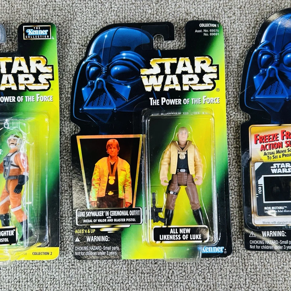 Star Wars Luke Skywalker Freeze Frame Mon Mothma & Biggs Darklighter Sellado De Colección Foto 3 de 4