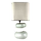 Lampada da Tavolo Ceramica Design Moderno Attacco E14 Comodino Made in Italy