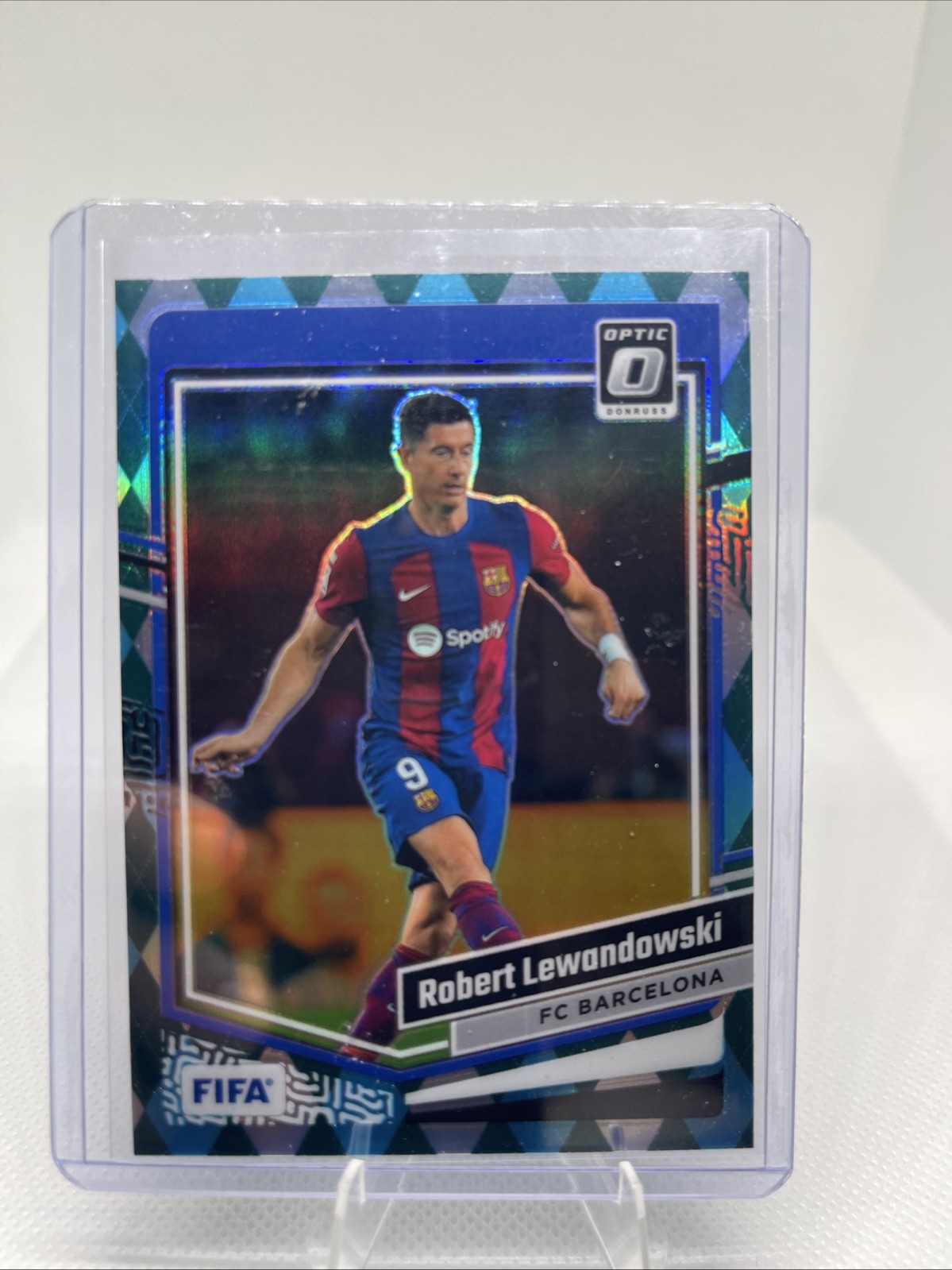 2023-24 Panini Donruss FIFA Optic Robert Lewandowski #113 Argyle Prizm