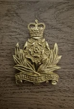 Intelligence Corps Anodised Staybrite A/A Cap Badge London Badge & Button Co