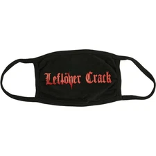 Men's Leftover Crack Logo Only Face Mask Black