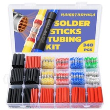 340PCS Solder Seal Connector Kit with 3:1 Heat Shrink Tubing - Waterproof  D...