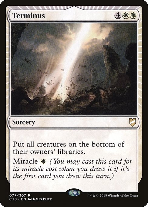 Terminus Regular - Commander 2018 MTG-NM