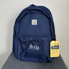 Carhartt Canvas Backpack Navy Blue Laptop Sle...
