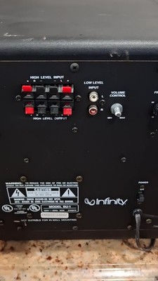 インフィニティー　パワードサブウーファー BU-1 Infinity BU-1 Powered Subwoofer 60W Active Home Theater Bass
