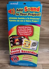ArtSkills Poster Sound Recorder Great for School Projects Records 30 Seconds New