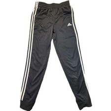 Adidas Sweatpants Black with White Stripes Women L