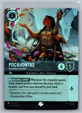 Pocahontas - Steadfast Traveler Epic 220/204 Wilds Unknown Lorcana Holo NM