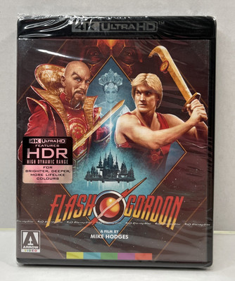 Flash Gordon [1980] (4K Ultra HD, 2020) Arrow Video - Sam J. Jones - New/Sealed 